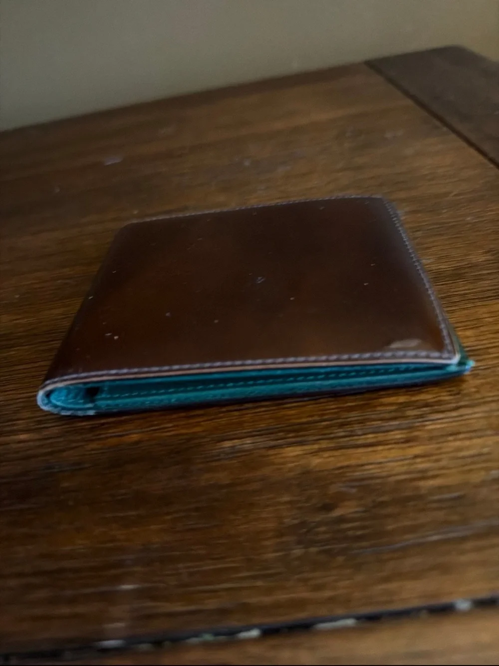 Dunhill Brown Leather Bi-Fold Wallet
